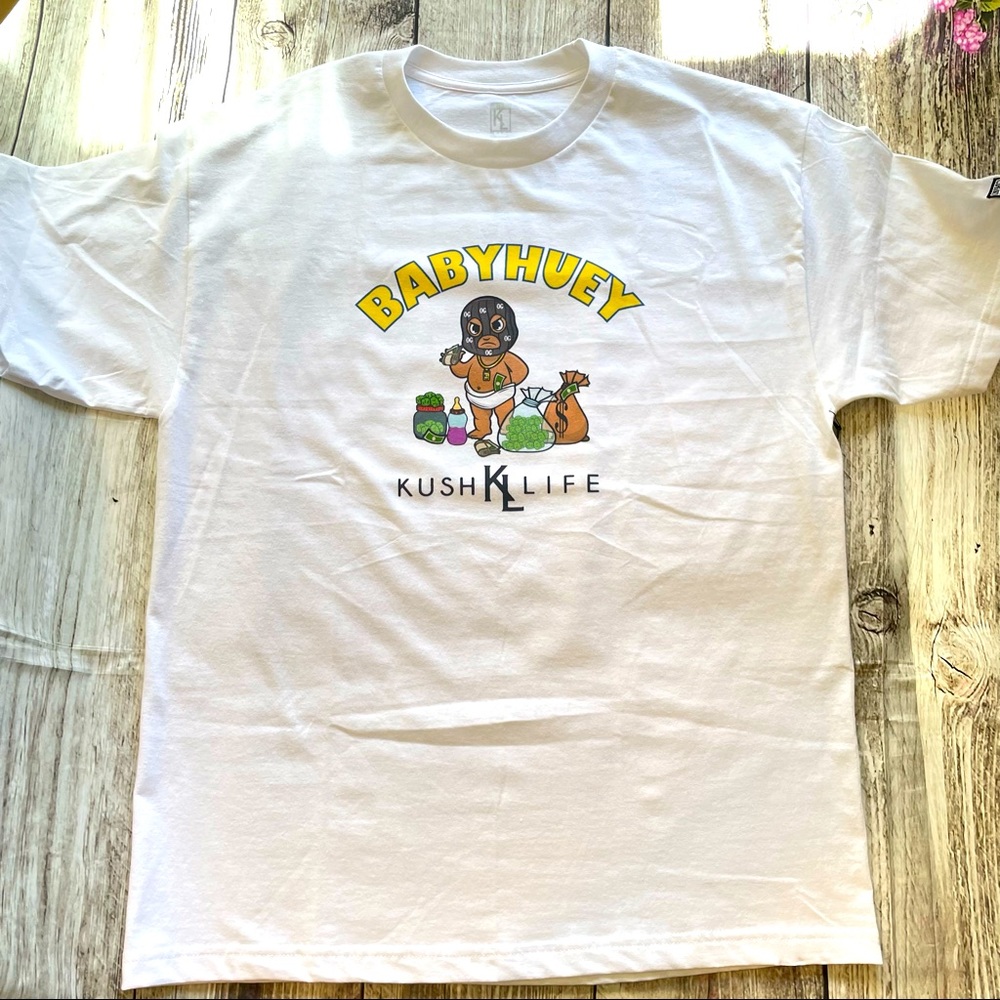 "WILD CHILD" Kush Life White Short Sleeve T-Shirt